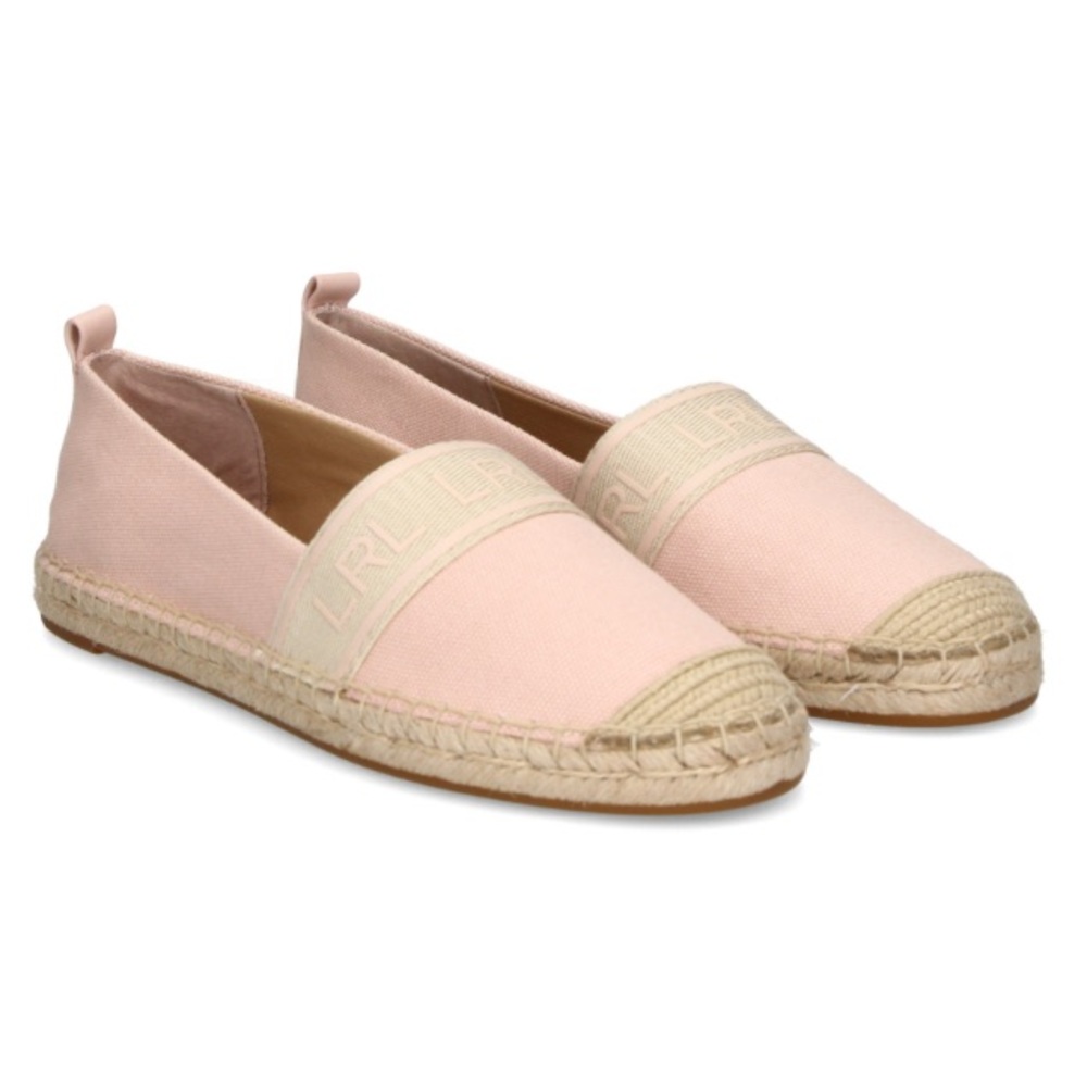 Ralph Lauren light Pink Caylee Espadrilles - Picture 1 of 11